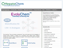 Tablet Screenshot of hepatochem.com